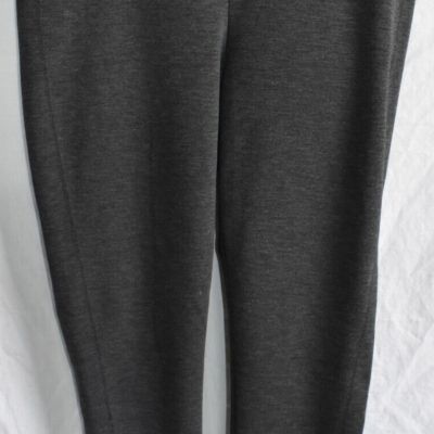 Apt 9 L Women's Pull On Dark Gray High Rise Stretch Yoga Active Pants